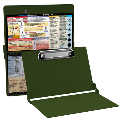 WhiteCoat Clipboard® - Army Green Primary Care Edition